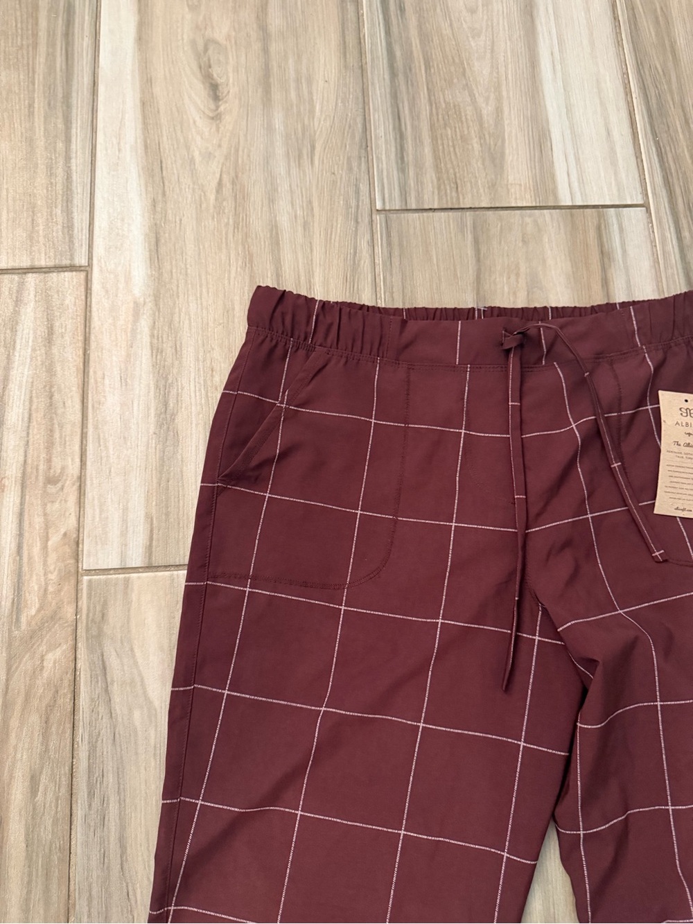 NWT Albion Fit Jesetter Windowpane Joggers - Picture 7 of 10